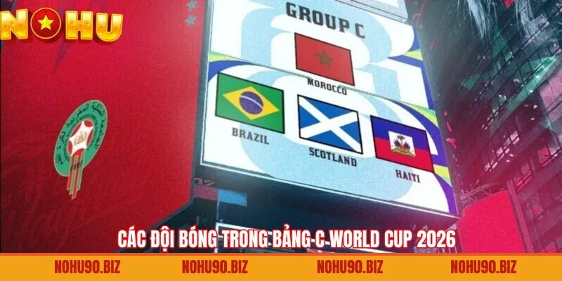 Những đội tuyển thuộc bảng C của World Cup 2026